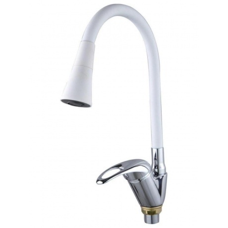 Излив FASHUN (A7356) белый/хром - фото 2