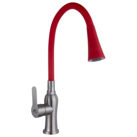 Излив FASHUN (N7358) красный/сатин - фото 2