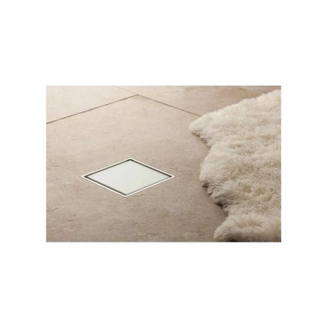 Точечный трап Pestan Confluo Standard 15х15 White Glass (13000093) - фото 2