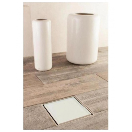 Точечный трап Pestan Confluo Standard 15х15 White Glass (13000094) - фото 3