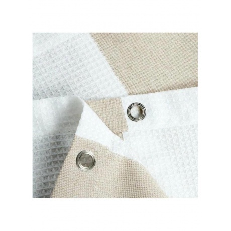 Шторка для ванной Fixsen Vafel бежевая (FX-5020A) - фото 3