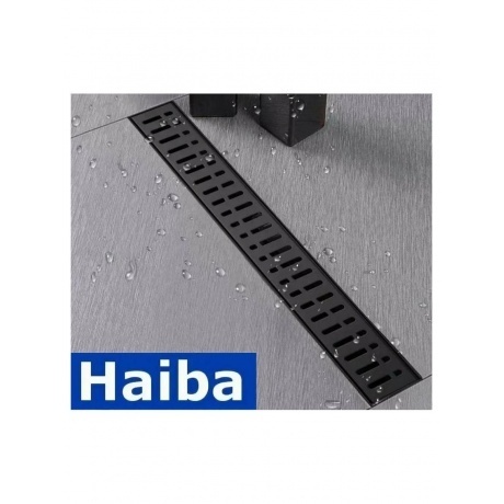 Душевой лоток Haiba черный (HB93700-7) - фото 2