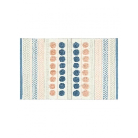 

Коврик для ванной 1-ый Fixsen LOTUS, mix (розовый+синий+белый+серый), 50х80см (FX-8030W)