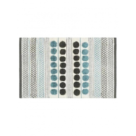 

Коврик для ванной 1-ый mix (голубой+графит+белый+серый), 50х80см (FX-8030Y)