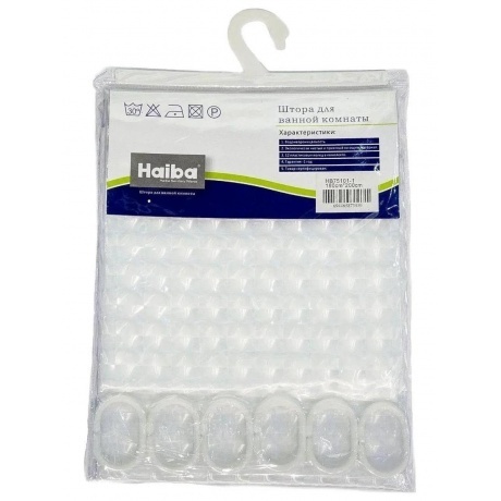 Штора для ванной Haiba 3D (HB75101-1) - фото 4