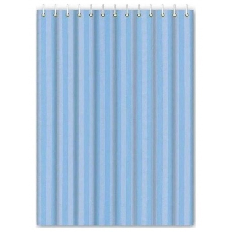 

Штора для ванной Haiba синяя (HB74003)