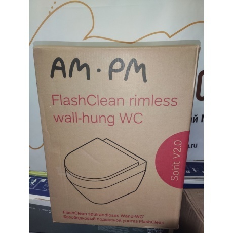 Унитаз подвесной AM.PM Spirit 2.0 C701700WH уцененный - фото 4