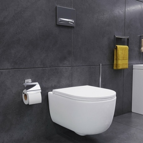 Подвесной унитаз безободковый с сиденьем микролифт Damixa Sirius DX86C1700SC - фото 11