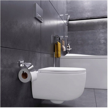 Подвесной унитаз безободковый с сиденьем микролифт Damixa Sirius DX86C1700SC - фото 12