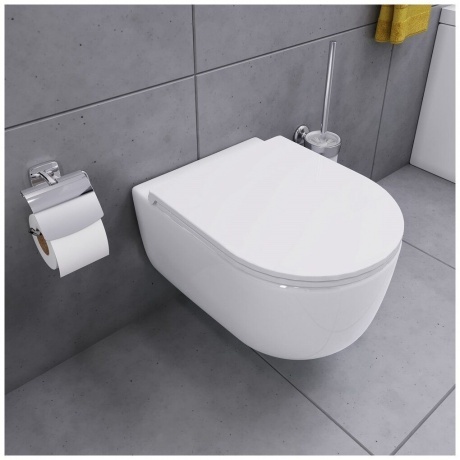 Подвесной унитаз безободковый с сиденьем микролифт Damixa Sirius DX86C1700SC - фото 6