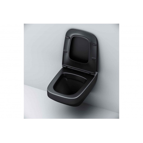 Унитаз подвесной AM.PM Inspire 2.0 C50A1700MBSC с сиденьем черный - фото 7