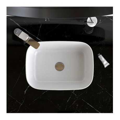 Раковина накладная 45см AM.PM Func M8FWCC10450WG белая - фото 6