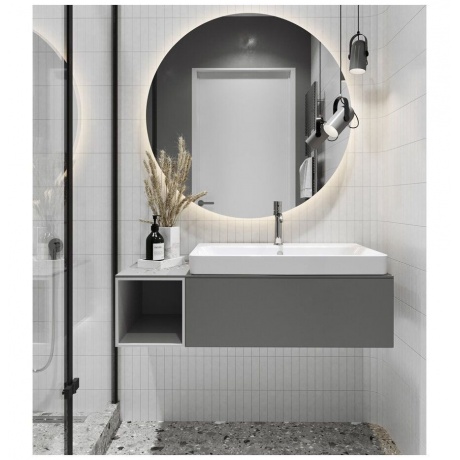 Раковина мебельная АКВАТОН АДРИАНА 1WH501628 (70,5х45 белый) - фото 7