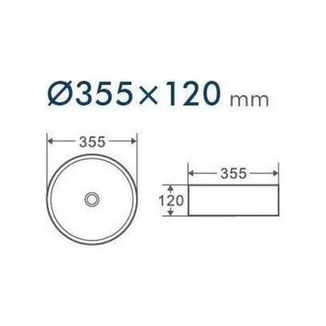 Раковина накладная D&amp;K Matrix графит 355*355*120мм (DT1391506) - фото 2