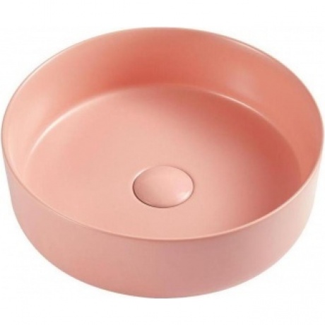 Раковина накладная D&K Matrix розовый матовый 355*355*120мм (DT1391504)