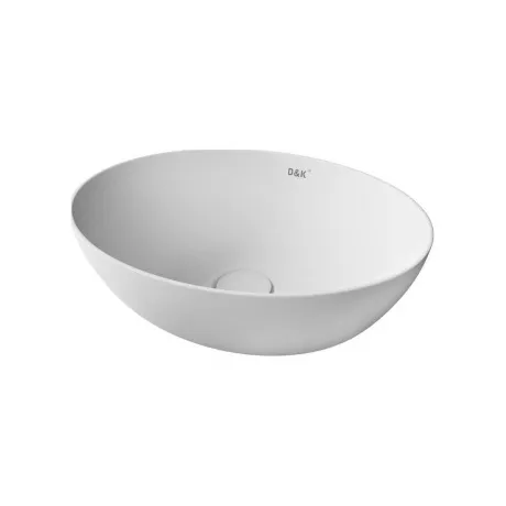 Раковина накладная DK Matrix 410*335*145мм, матовый белый (DT139...