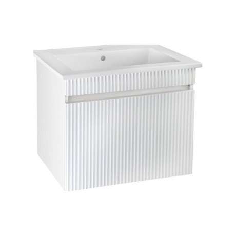 

Тумба Runo Модена 65 белая под умывальник Оскар 65 (00-00002199)