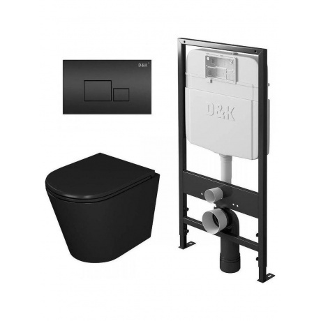 Комплект DK DS1022502 унитаз DT1026025, инсталляция DI8055119, к...