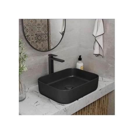 Раковина накладная DK Berlin, 500*390*140мм, черный (DT1431425) - фото 2