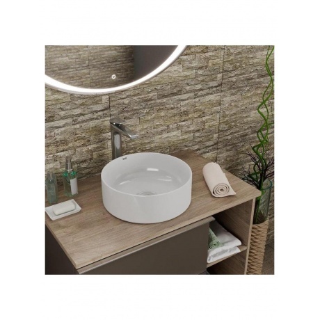 Раковина накладная DK Matrix, 355*355*120мм, белый (DT1391516) - фото 2