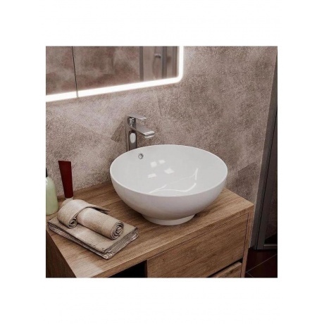 Раковина накладная DK Matrix, 405*405*180мм, белый (DT1390516) - фото 2