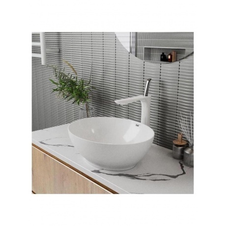 Раковина накладная DK Matrix, 410*335*145мм, белый (DT1390716) - фото 2