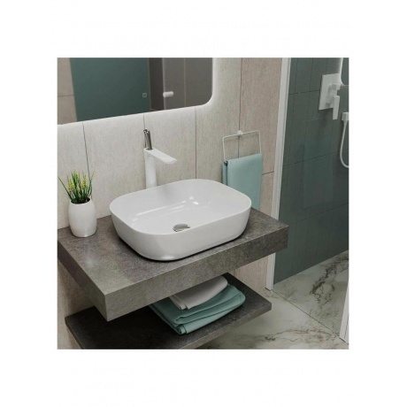 Раковина накладная DK Venice, 490*395*150мм, белый (DT1020116) - фото 2