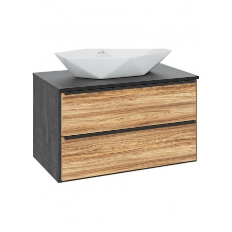 Умывальник RUNO  мебельный Poligono 64*40&quot; (многоугол.) (00-00001446) - фото 4