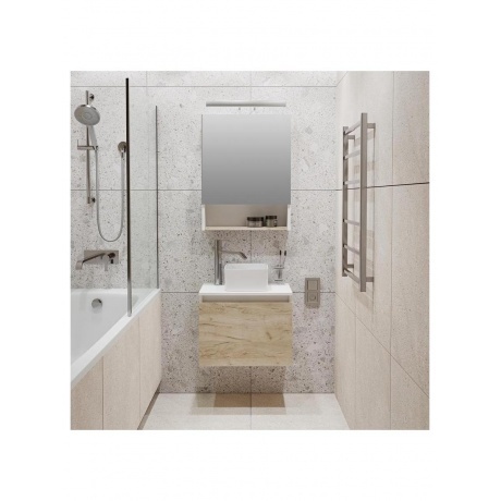 Умывальник Runo мебельный 24 квадратный UNO (00-00001355) - фото 2