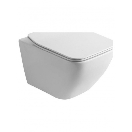 Унитаз OLIVE'S подвесной, белый, сиденье дюропласт ARTIS (AR30116DP) - фото 1