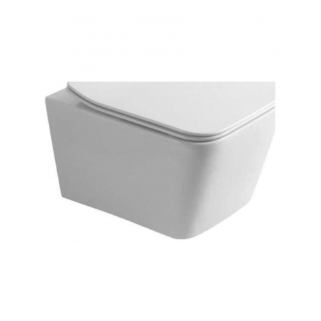 Унитаз OLIVE'S подвесной, белый, сиденье дюропласт PORTO (PR3011...