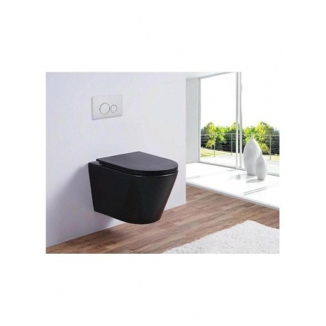 Унитаз подвесной TIMO INARI 490*380*365 (TK-503MB) - фото 2