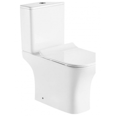 Унитаз-компакт OLIVE'S белый, сиденье дюропласт PORTO (PR31126DP...