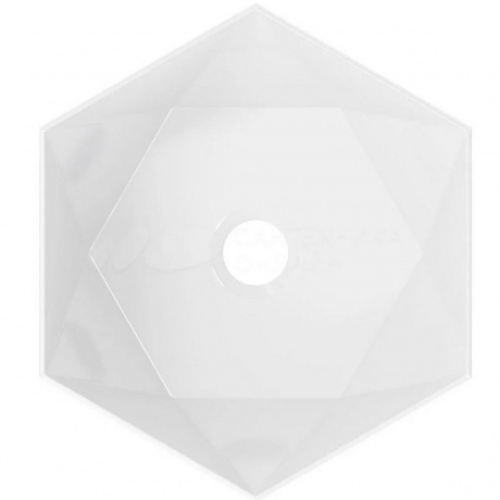 Раковина Teymi Diamond 48, накладная, белая T51105 - фото 2