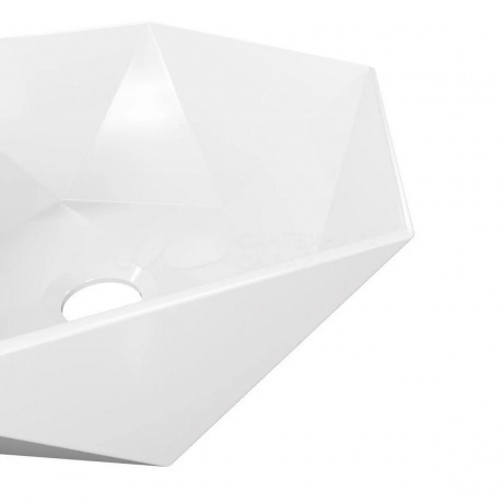 Раковина Teymi Diamond 48, накладная, белая T51105 - фото 4