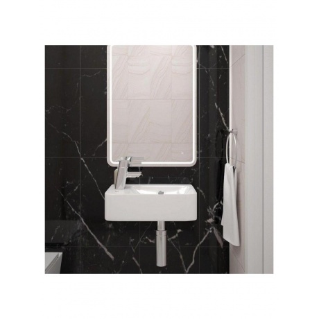 Раковина Teymi Hanna 45 левая, подвесная, белая T50901 - фото 10