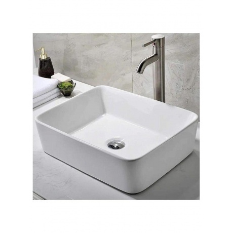 Раковина Teymi Helmi 50 накладная, белая T50302 - фото 7