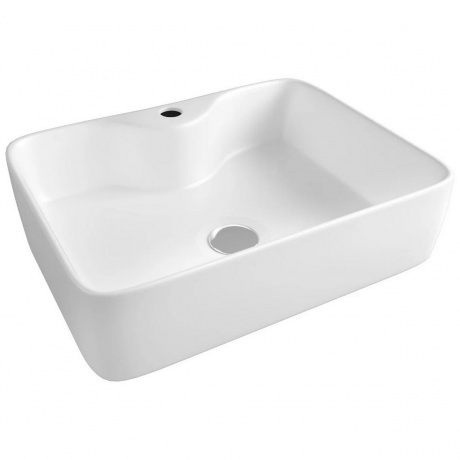 Раковина Teymi Helmi S 48 накладная с полочкой под смеситель Белая Матовая T50296 5292₽