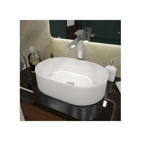 Раковина Teymi Iva 46 накладная, белая T50606 - фото 8