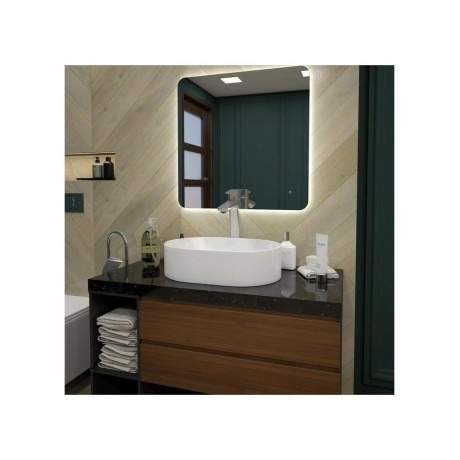 Раковина Teymi Iva 46 накладная, белая T50606 - фото 9