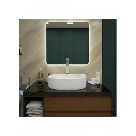 Раковина Teymi Iva 46 накладная, белая T50606 - фото 10