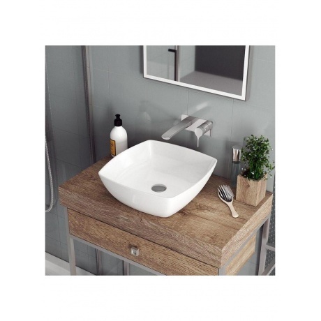 Раковина Teymi Kati 43 накладная, белая T50701 - фото 7