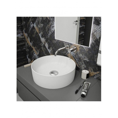 Раковина Teymi Lina D41 накладная, Белая Матовая T50195 - фото 11