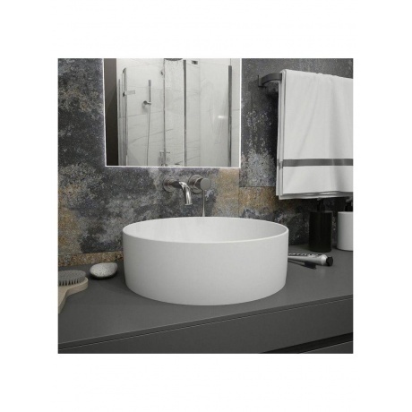 Раковина Teymi Lina D41 накладная, Белая Матовая T50195 - фото 12