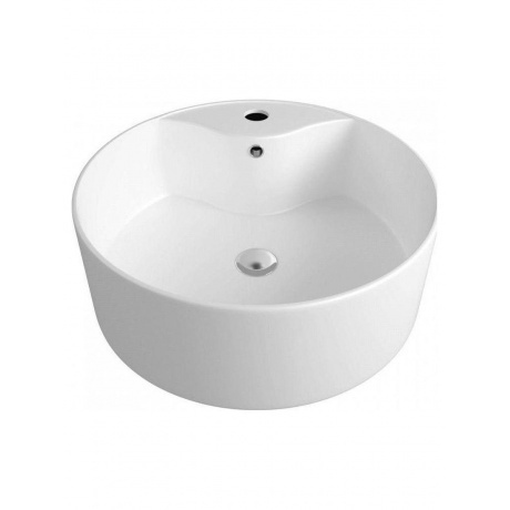 Раковина Teymi Lina Pro накладная D40 с полочкой под смеситель, ...