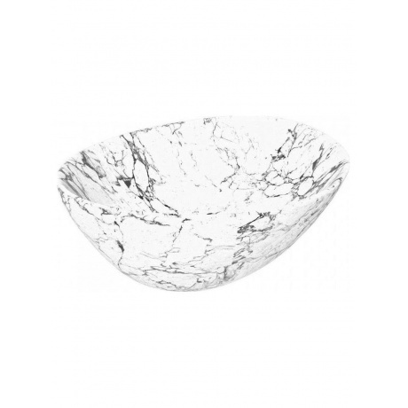 Раковина Teymi Lori 40 накладная, Белый Мрамор T50495