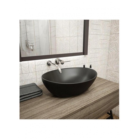 Раковина Teymi Lori 40 накладная, Черная Матовая T50494 - фото 11