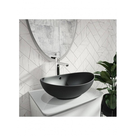 Раковина Teymi Lori 60 накладная, Черная матовая T50497 - фото 3