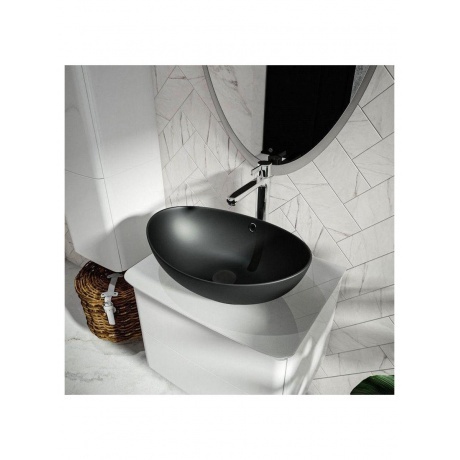 Раковина Teymi Lori 60 накладная, Черная матовая T50497 - фото 5