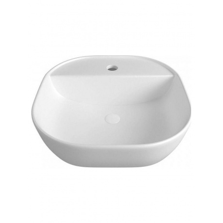 Раковина Teymi Solli 40 накладная с полочкой под смеситель, бела...